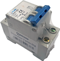 Disjoncteur 2 poles 65A