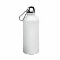 Henderson - Gourde aluminium blanche avec mousqueton 600ml