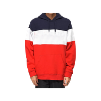 Sweat-Shirt CROSSFIRE TRI-LOGIE COTON MARINE/BLANC/ROUGE M