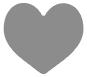 Orlando - Acrylique sublimable Magnetique 5mm - Coeur 50.8x57.1mm