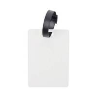 Orlando - Acrylique sublimable 5mm - etiquette a bagages avec attache - 100x70mm