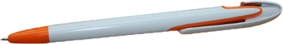 Stylo Fargo - Encre noire, plastique orange