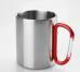 300ml Stainless Steel Mug -Red Handle